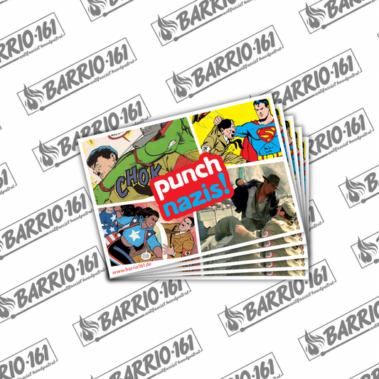 Aufkleber Comic-Punch